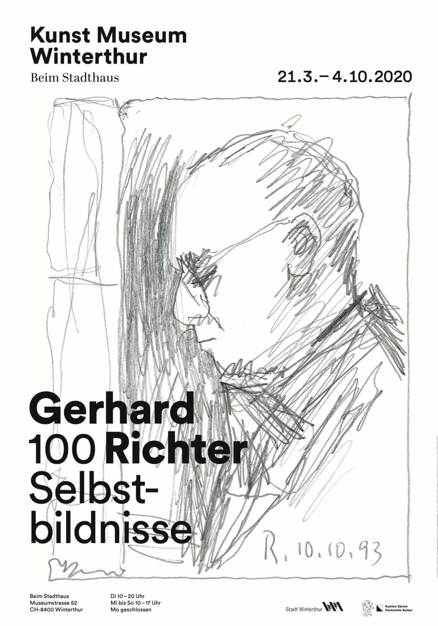 Gerhard Richter – 100 Selbstbildnisse (Plakat Nr. 125)