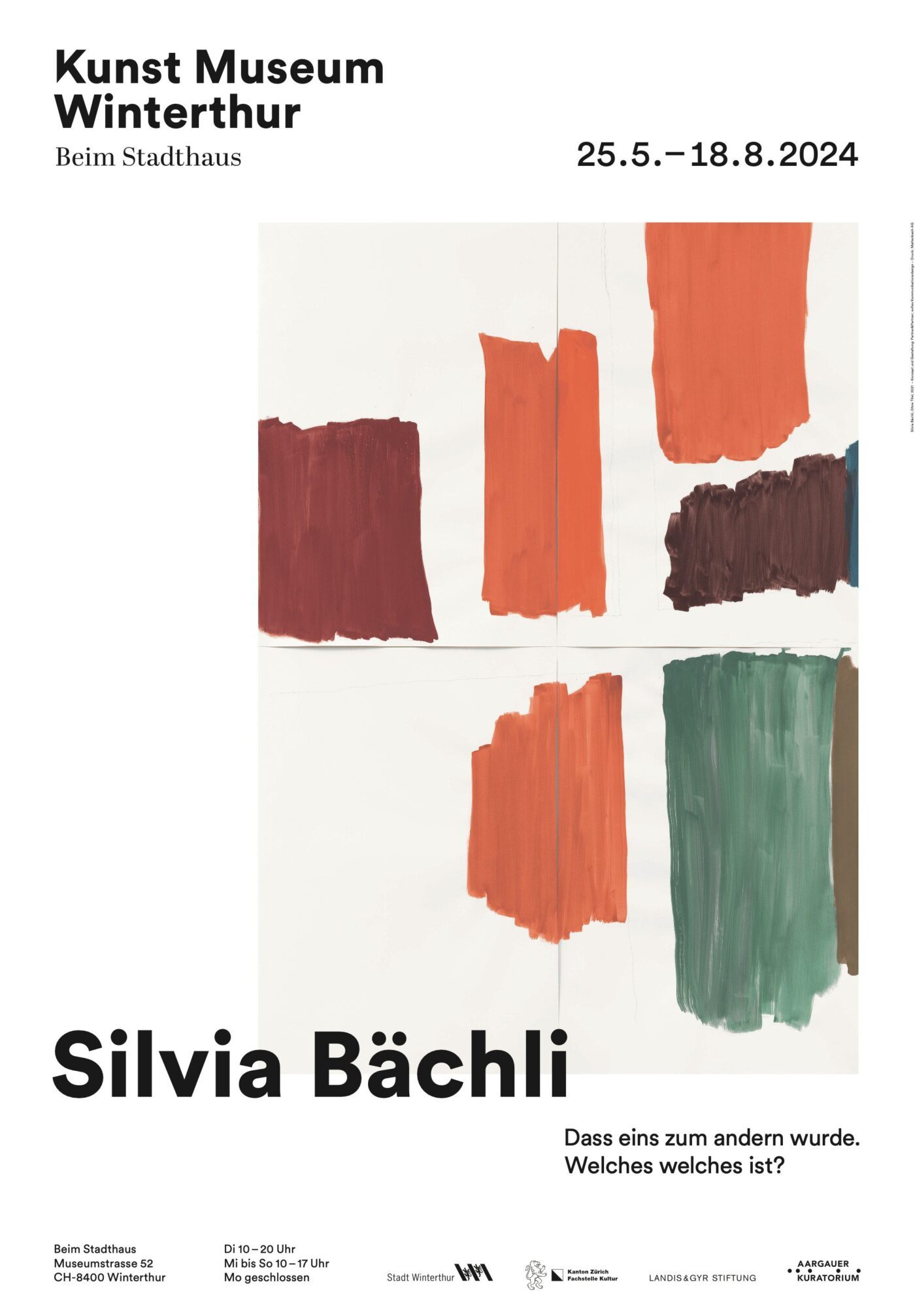 Silvia Bächli (Plakat Nr. 160)